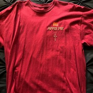 Travis Scott x Mcdonald’s collaboration T-shirt